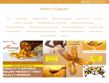Tablet Screenshot of honeyincapsules.com